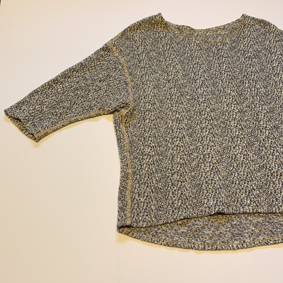 American Apparel Vintage Blue, Cream, and Tan Sweater - Women’s Size Small - Picture 2 of 6